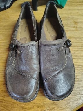 G.H. Bass & Co. Brown Leather Slip-On Flats